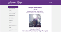Desktop Screenshot of jayantiyoga.com